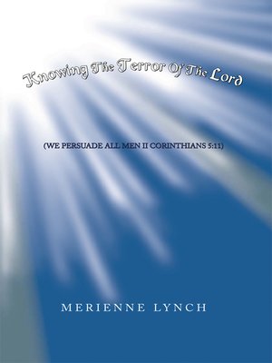cover image of Knowing the Terror of the Lord